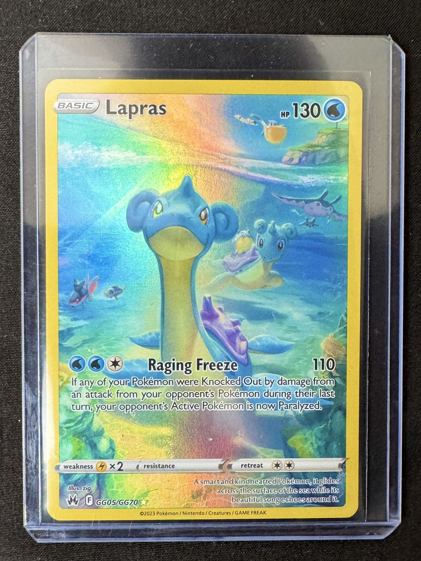 π Lapras Illustration Rare β GG70/GG70 β Crown Zenith