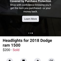 Headlights For 2018 Dodge Ram 1500