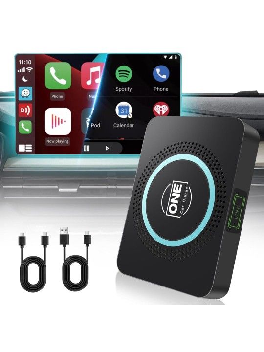 OneCarStereo Magic CarPlay Ai Box XE Upgrade Qualcomm 8 core, Wireless CarPlay & Android Auto Adapter Streaming YouTube Netflix Video Apps Device for