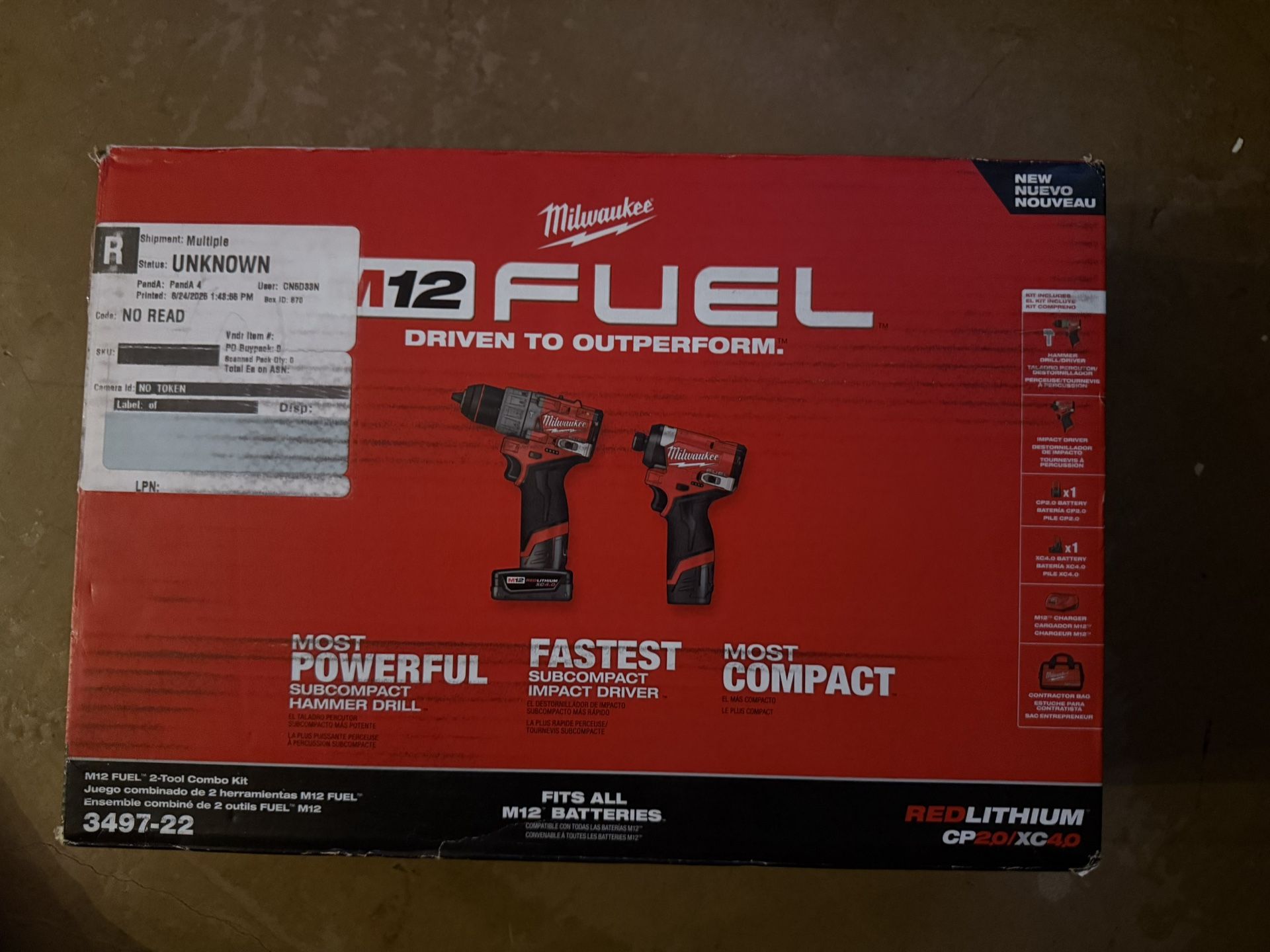 Milwaukee M12 Drill and Impact