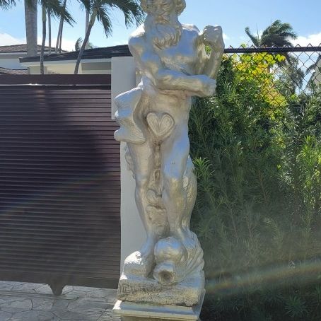 Poseidon Statue w Trident