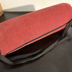 Tall maroon red AMG waterpipe protective cushioned travel bag