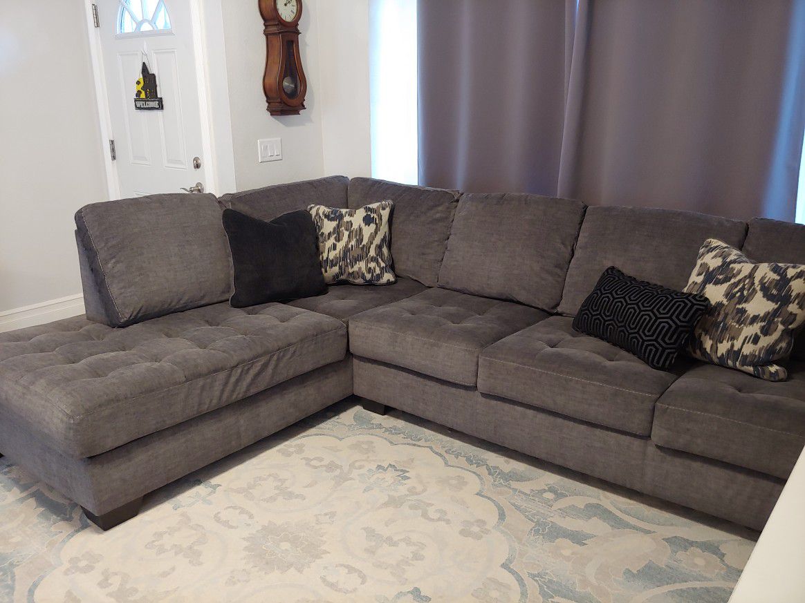 Ashley Grey Sectional Couch