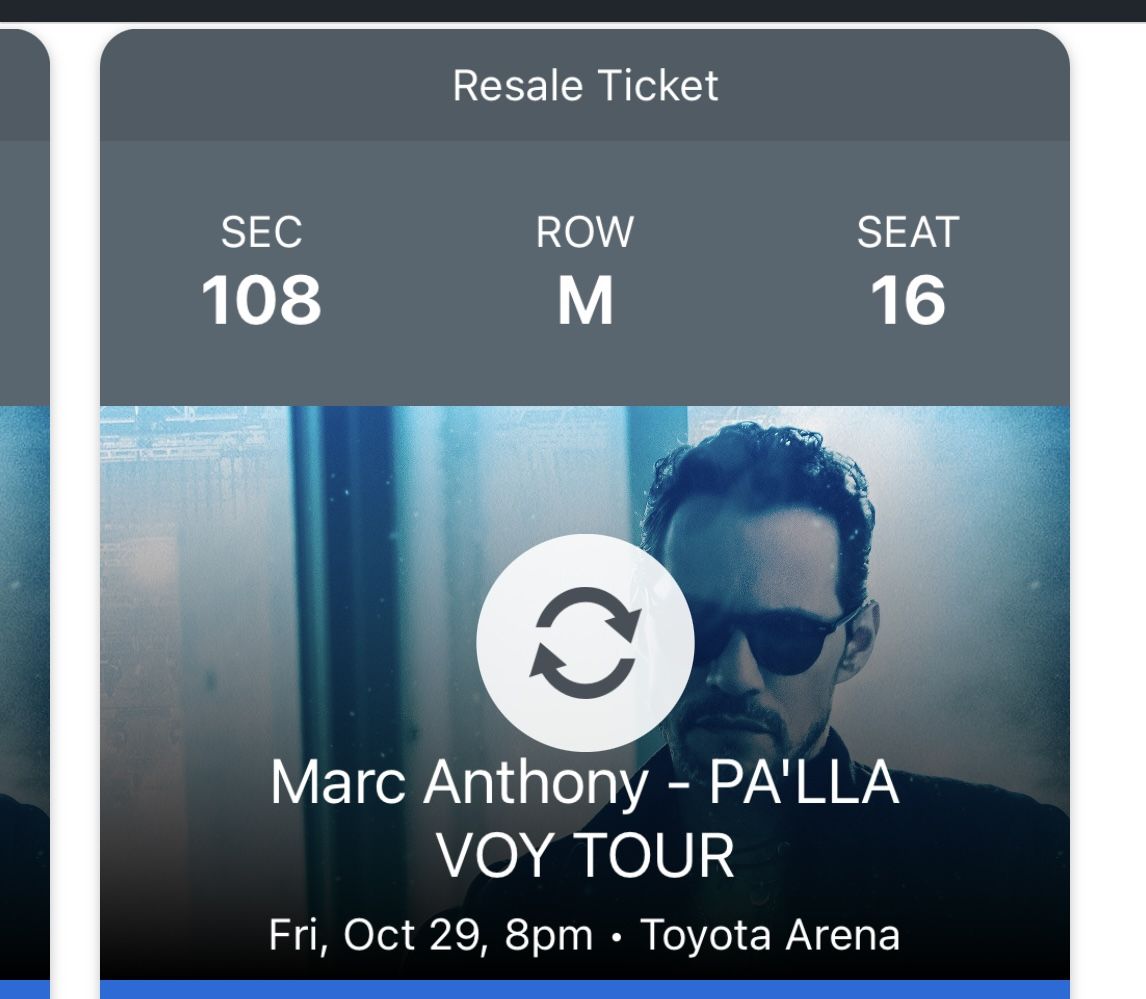 Marc Anthony Tickets Ontario (10/29)