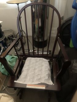 Rocking chair- need washing with matching stool