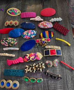 Vintage barrettes