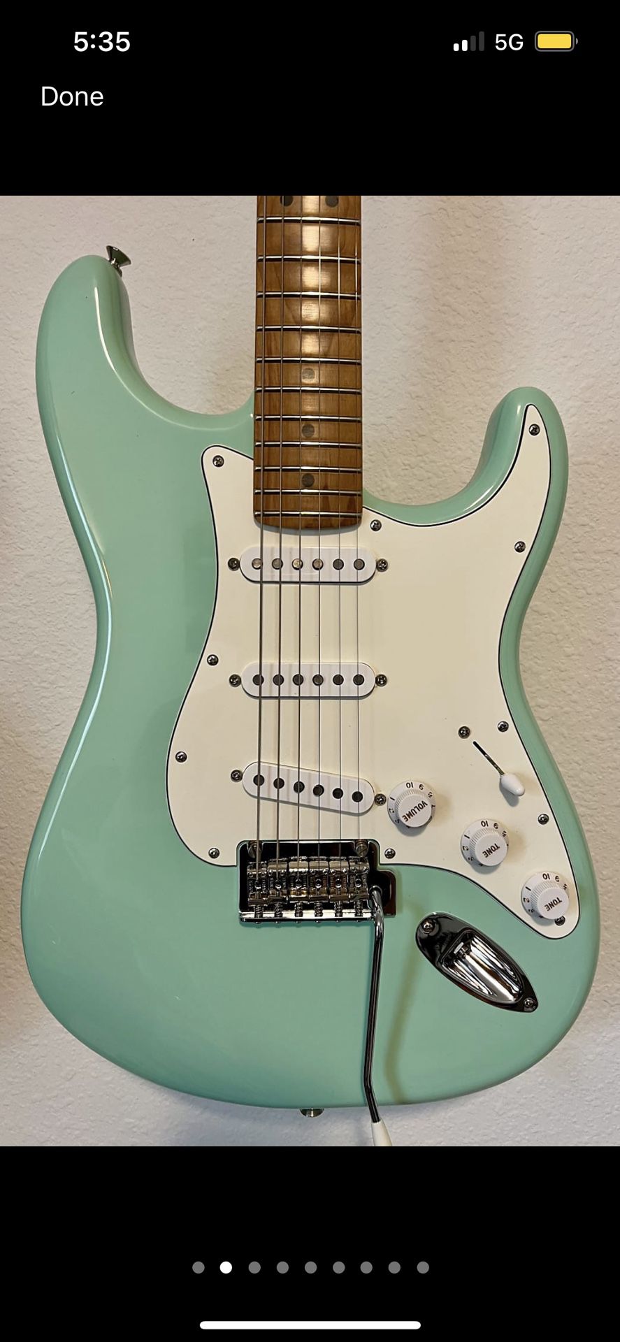Fender FSR Player Stratocaster With Roasted Maple Neck  Surf Green 
