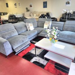 ⭐️New Power Reclining Sectional Sofa. Get It Home Now For Only $49 And Pay Later