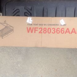 JASMODER Gray Twin  Bed 