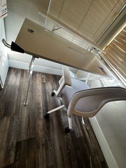 Desk and chair $65 both