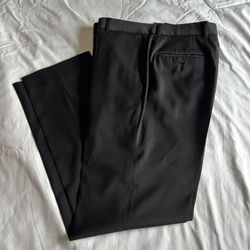 Zara Man Black Suit Trousers, Size 32x32
