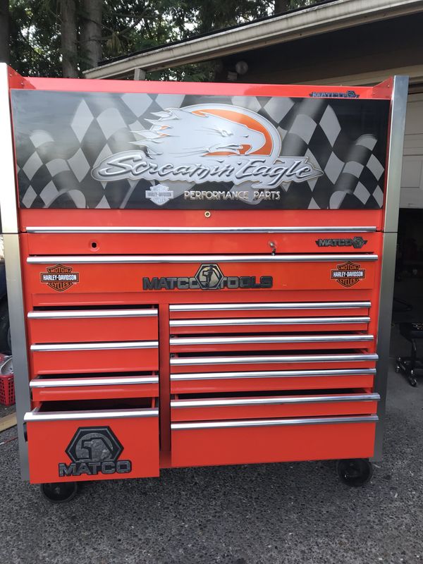 Matco tool box limited addition HarleyDavidson Screamin Eagle! Cash/barter! for Sale in