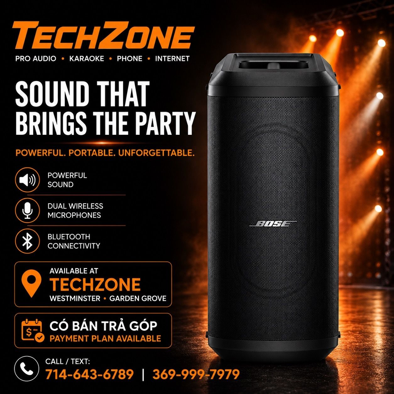 Bose SUB2 Subwoofer 1000W - Payment Plan Available - Có Bán Trả Góp
