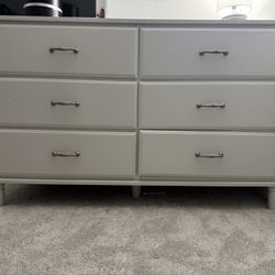 White Dresser 6 Drawers
