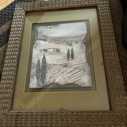 Picture On Stone, Framed