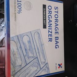 Wood Storage Bag Organizer 