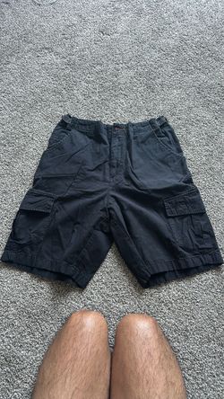 Black Cargo Shorts