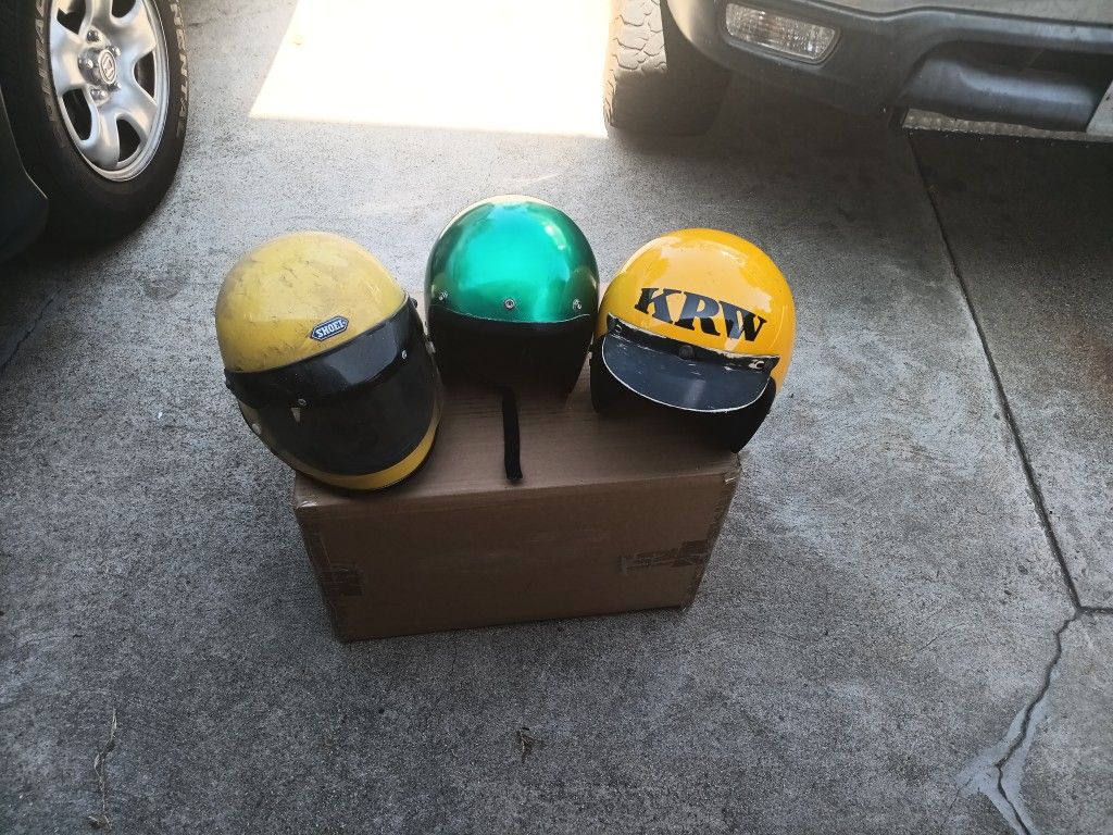 Vintage Motorcycle Helmets