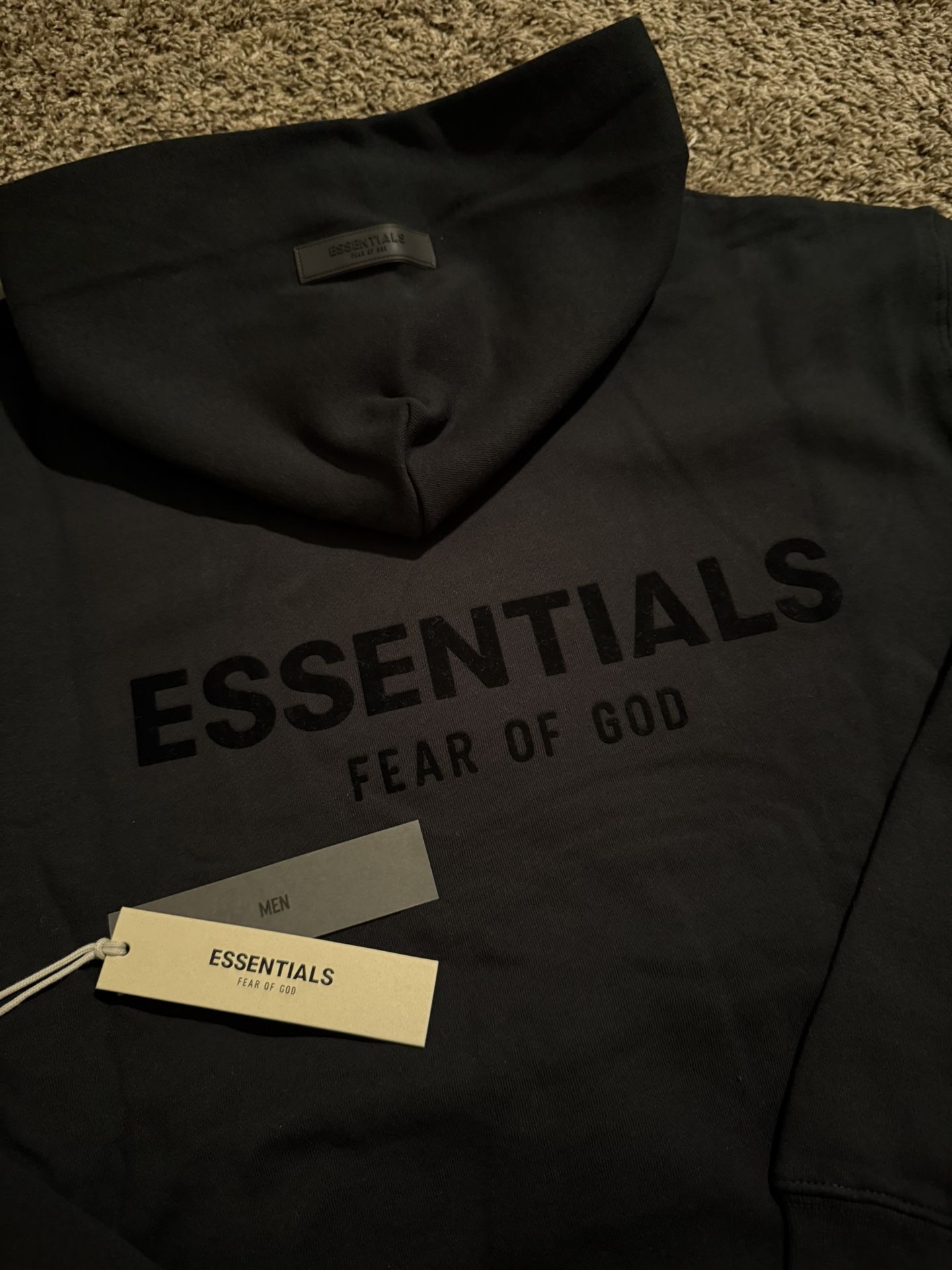 (BNWT) Fear Of God ESSENTIALS - Black Hoodie