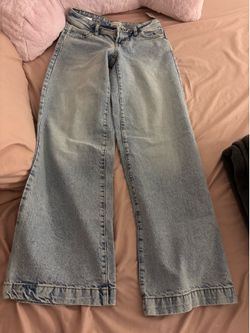 pacsun light blue low rise regular jeans