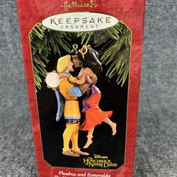 Hallmark Keepsake Ornament - Disney Hunchback of Notre Dame -Phoebus & Esmeralda.