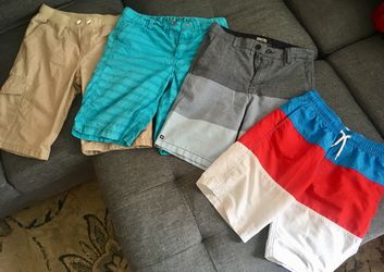 Boys shorts lot Sz 12/14. 3 pairs only worn once!