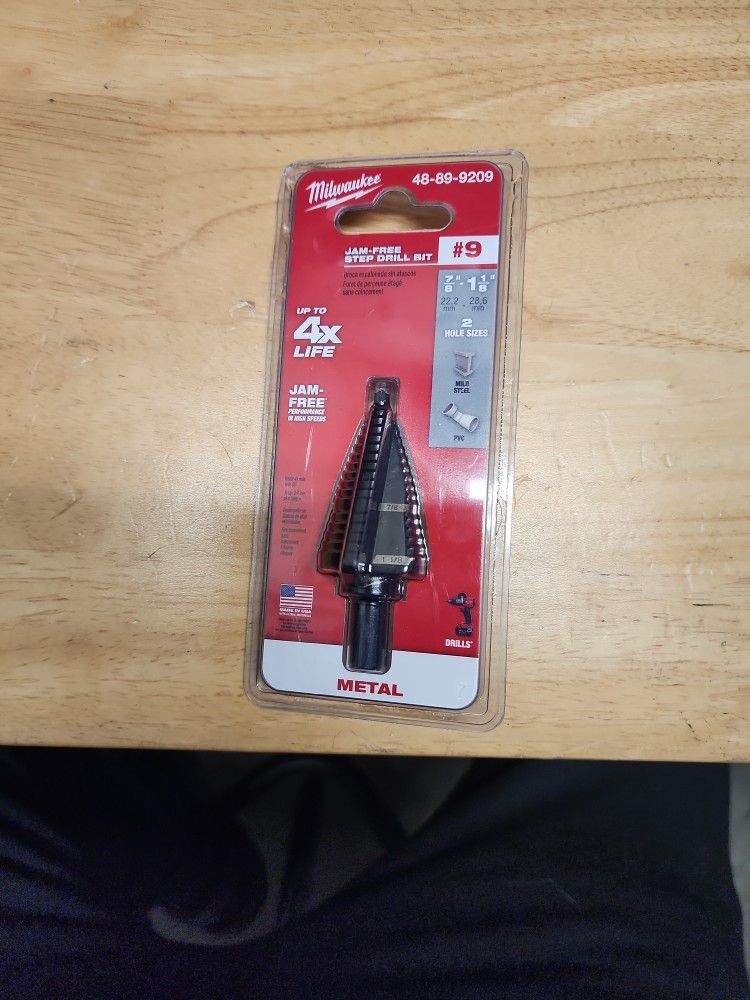 Milwaukee Step Drill Bit #9