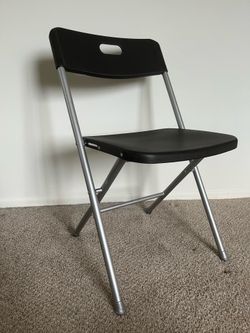 Black Folding Chair
