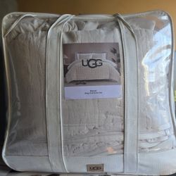 UGG KING SIZE FUR COMFORTER SET