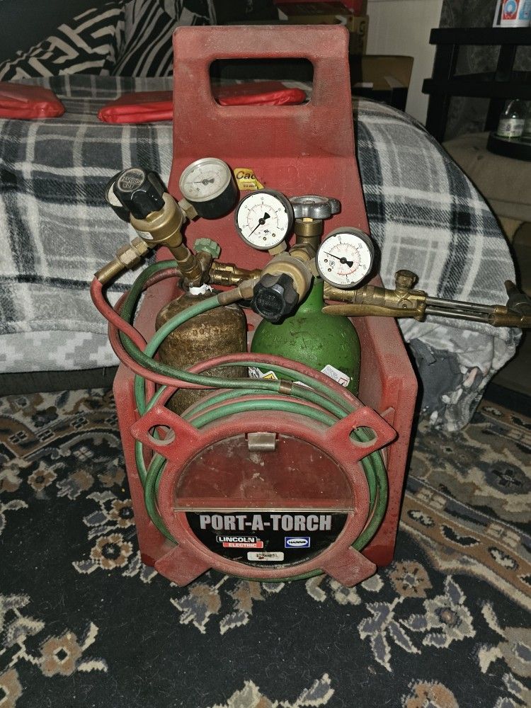 Oxygen And Acetylene Torch Set
