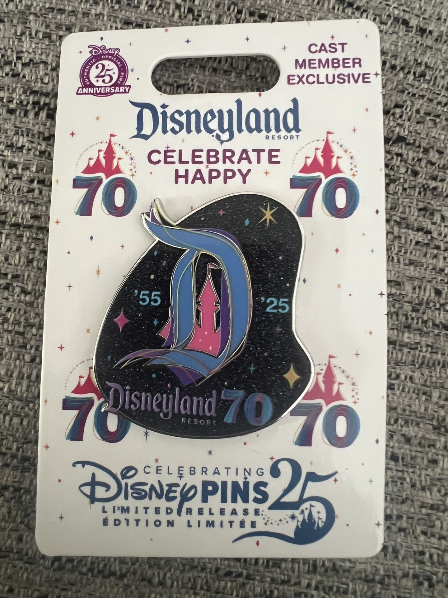 Disney Pin Celebrating Happy