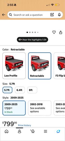 Tonneau cover