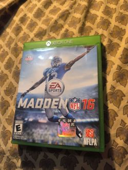 Xbox One Madden NFL 16......$10