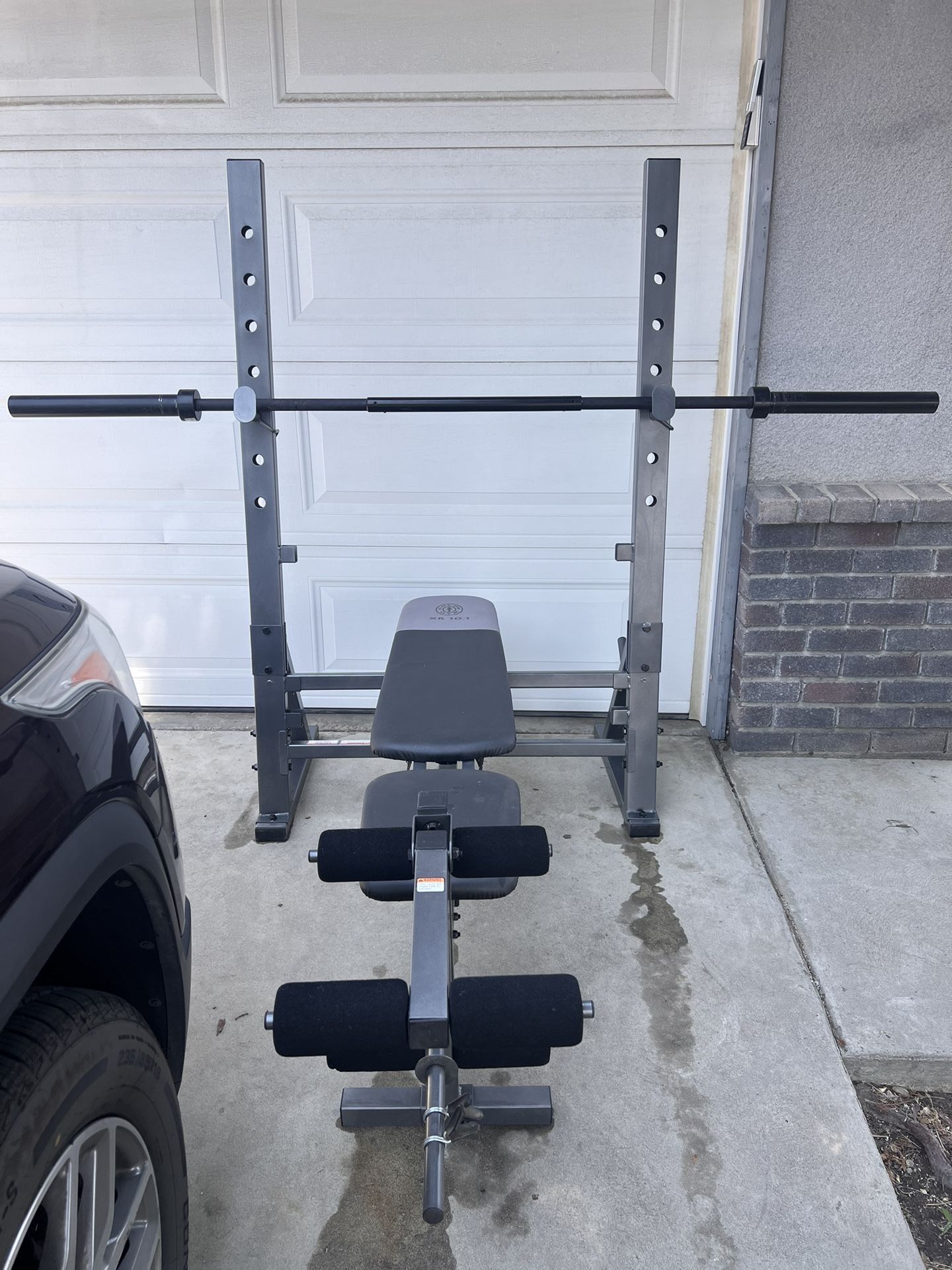 Goods Gym Bench And Bar