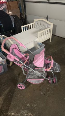 Double doll stroller