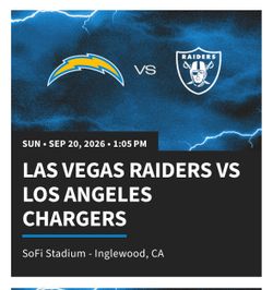 Raiders vs Chargers