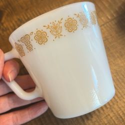 Vintage Pyrex “Butterfly Gold” - Set Of 6 Mugs 