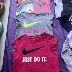 BUNDLE OF GIRL SHIRTS Sizes 2 & 4 T