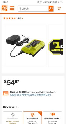Ryobi portable power 40v lithium USB