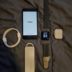 Iphone SE(2020) Newer Edition Unlocked, Apple Watch Series 6 40mm GPS & ECG(new)