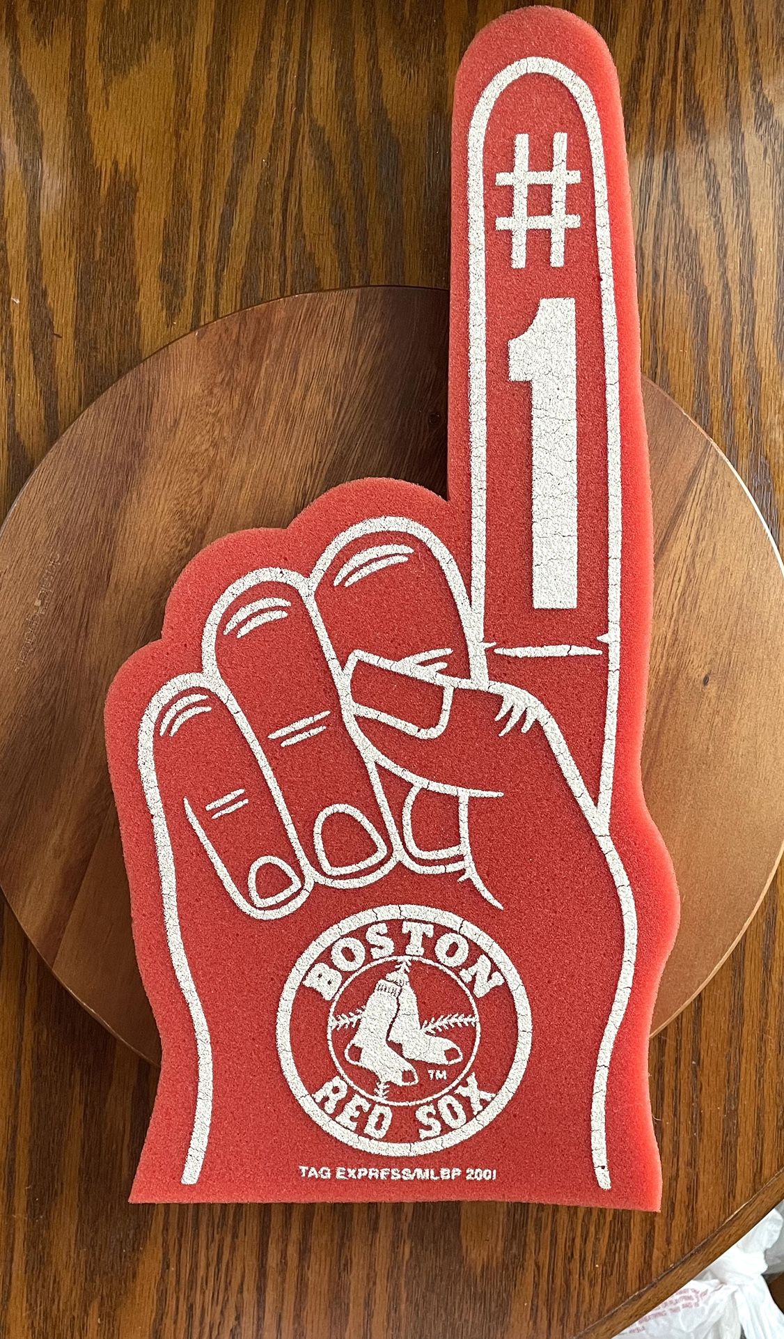 **VINTAGE** Boston Red Sox Foam Finger - MLB - Red - **EUC**
