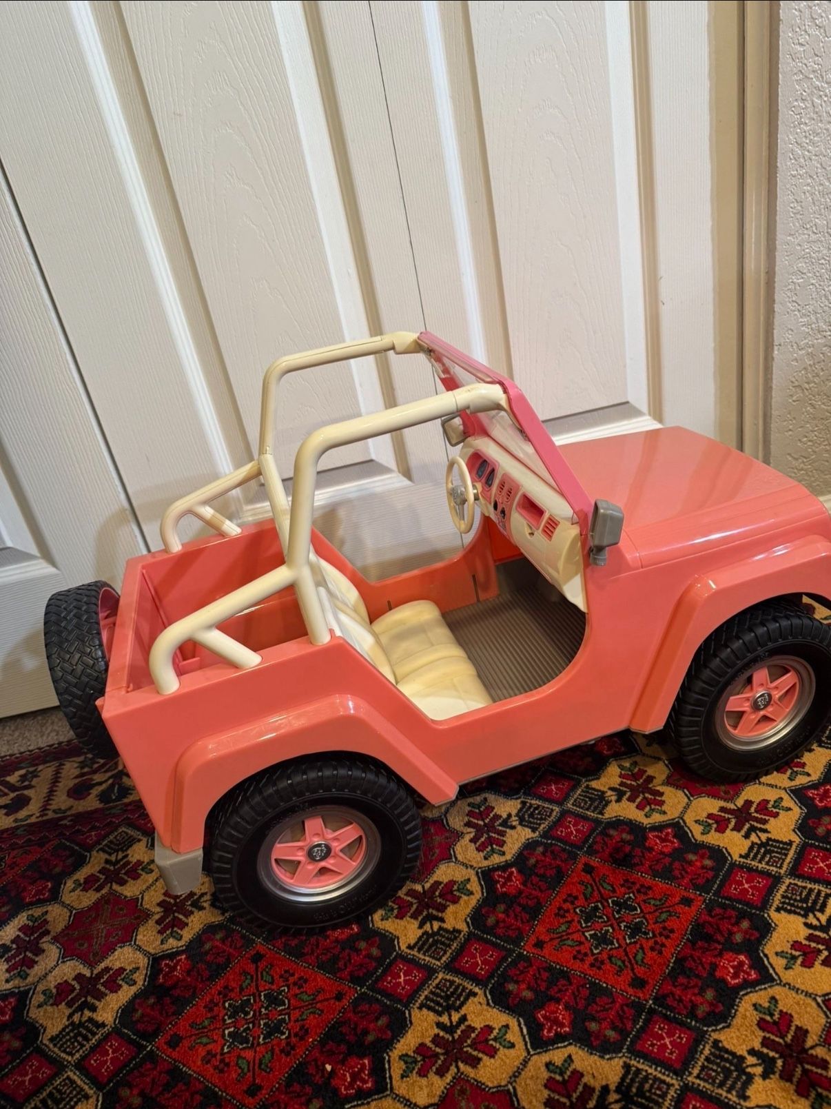 Doll Car Toddler Toys Pink Jeep