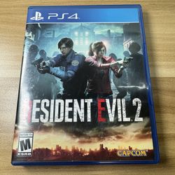 PS4 Resident Evil 2