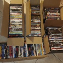 Huge Lot Of 150+ Dvds And Blu-rays