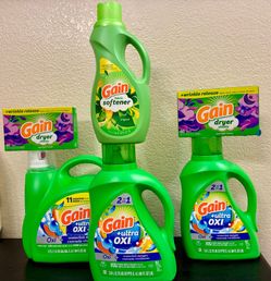 $44 Gain laundry detergent bundle (1) 134 loads (2) 61 loads- Temecula near the mall