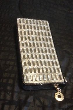 Mirror wallet and black paten Brand new