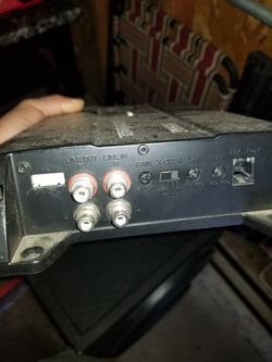 12 inch and the amplifier