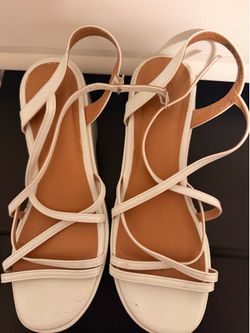 White wedges from urban outfitters