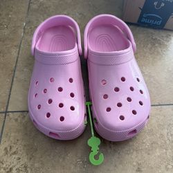 Pink Crocs
