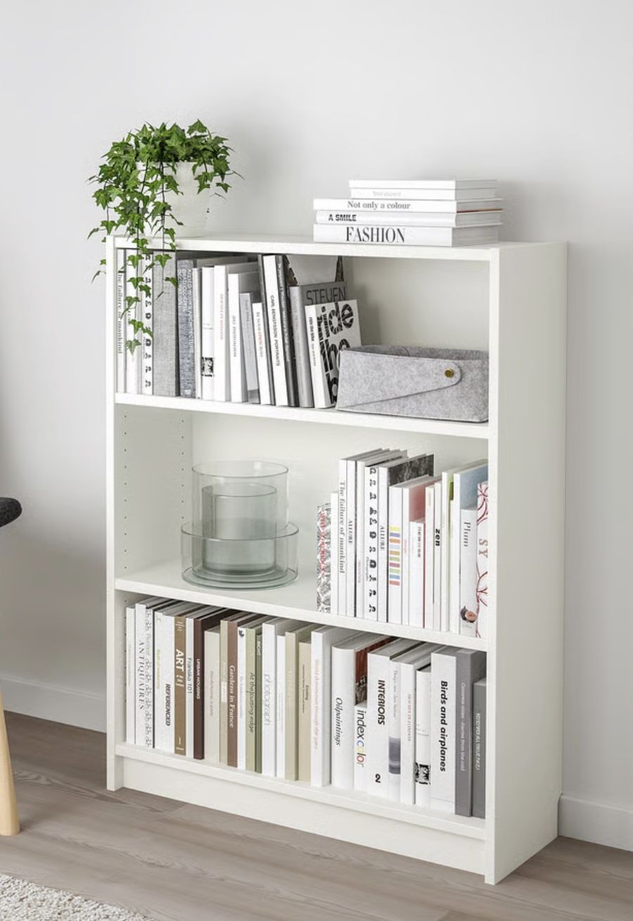 IKEA Billy Bookcase, White, 2 Count